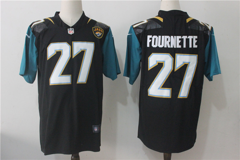 Men's Jacksonville Jaguars Leonard Fournette #27 Black Jersey